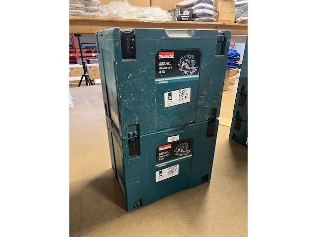 2x bouwgereedschap in m-box (2x cirkelzaag) makita, dhs630zj - afbeelding 1 van  3