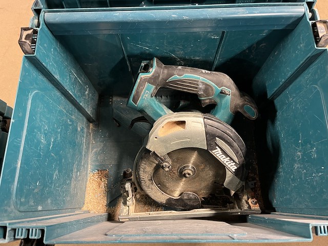 2x bouwgereedschap in m-box (2x cirkelzaag) makita, dhs630zj - afbeelding 3 van  3