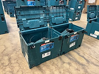 2x bouwgereedschap in m-box (2x combihamer) makita, dhr242zjv - afbeelding 1 van  4