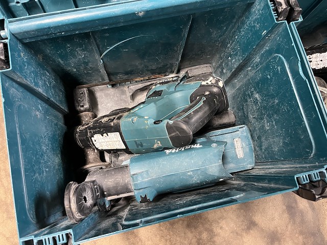 2x bouwgereedschap in m-box (2x combihamer) makita, dhr242zjv - afbeelding 3 van  4