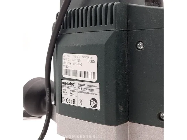 2x bovenfrees metabo, of e 1229 signal, bouwjaar o.a. 2017 - afbeelding 5 van  10