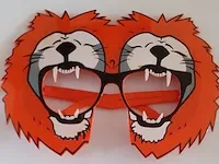 2x bril leeuw - afbeelding 1 van  3