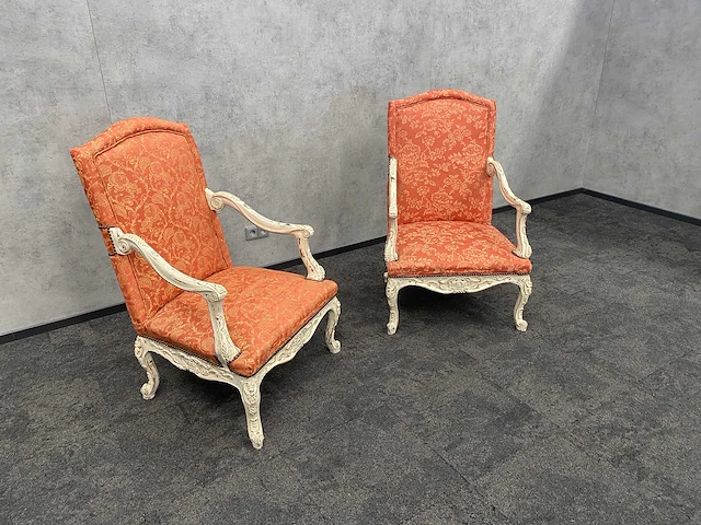 2x brocante fauteuil - afbeelding 14 van  21