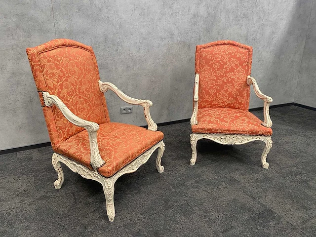 2x brocante fauteuil - afbeelding 15 van  21
