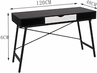 2x bureau 120x48x76 cm - afbeelding 2 van  5