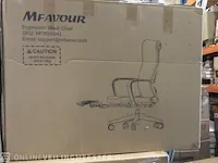 2x bureaustoel ergonomisch mfavour, mfv000042, zwart - afbeelding 2 van  2