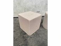 2x buzzispace buzzispot - akoestische design poef - taupe - afbeelding 8 van  9