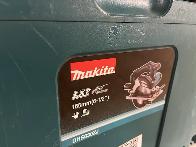 2x cirkelzaag in m-box makita, dhs630zj - afbeelding 7 van  8