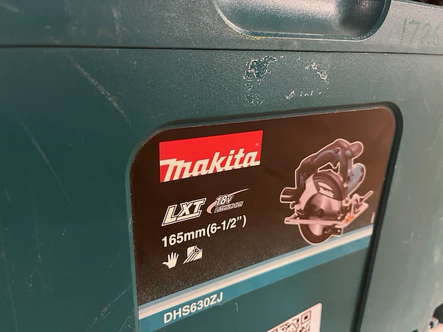 2x cirkelzaag in m-box makita, dhs630zj - afbeelding 7 van  7