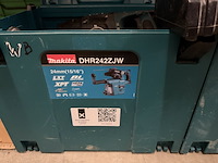 2x combihamer in m-box met 1x accu, 1x lader, makita, dhr242zjv - afbeelding 4 van  5