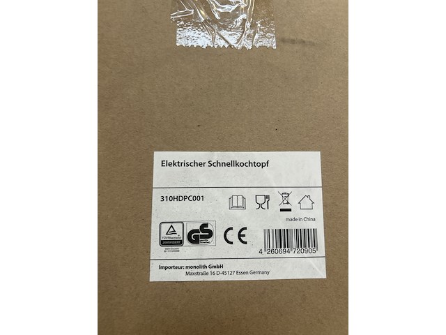 2x cook elektrische snelkookpan 5,7 liter - afbeelding 3 van  3