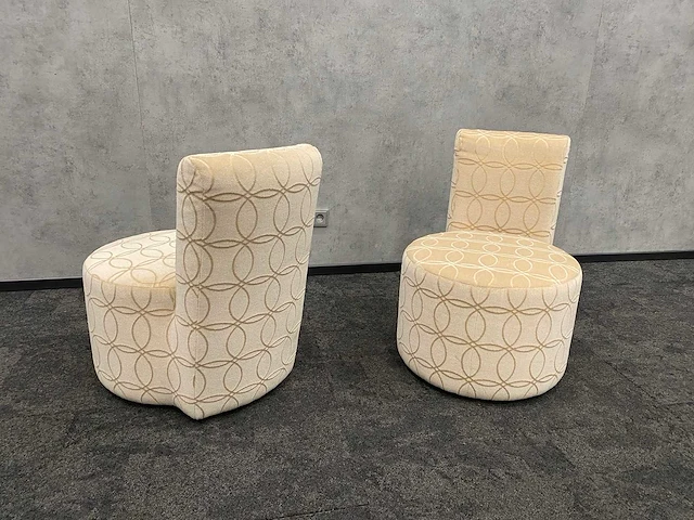 2x cor - design fauteuil - luxe stoffering - afbeelding 10 van  11