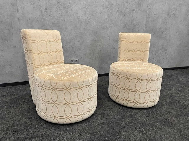 2x cor - design fauteuil - luxe stoffering - afbeelding 1 van  11