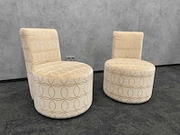 2x cor - design fauteuil - luxe stoffering - afbeelding 1 van  11