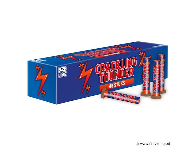 2x crackling thunder bulkpack 48 knettermines - afbeelding 1 van  1