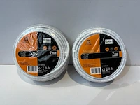 2x datakabel rj45 cat 6 20 meter, q-link - afbeelding 1 van  1