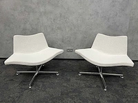 2x deberenn hero - design fauteuil - nieuwe bouclé stoffering - afbeelding 1 van  14