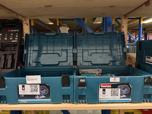 2x decoupeerzaag in m-box makita, djv182zj - afbeelding 1 van  4