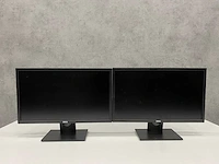 2x dell e2417h - 24" monitor op voet - dp, vga - afbeelding 4 van  11