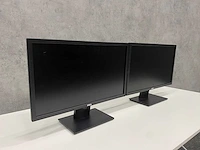 2x dell e2417h - 24" monitor op voet - dp, vga - afbeelding 5 van  11