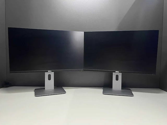 2x dell ultrasharp 2414hb - 24" monitor - hdmi, dp, usb - afbeelding 4 van  12