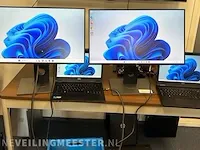 2x dell ultrasharp u2717d - 27 inch monitor - 2k resolutie dell, ultrasharp u2717d, grijs / chroom - afbeelding 1 van  5