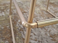 2x design barstoel baxter, gemma, design draga & aurel, bruin leder - afbeelding 7 van  10