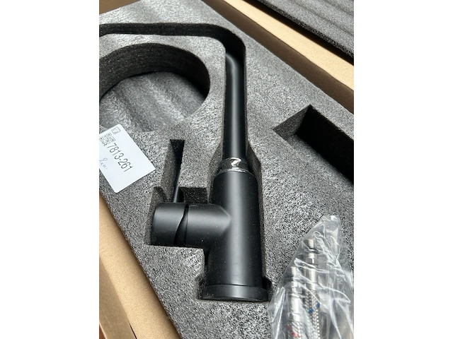 2x design keukenkraan zwart - afbeelding 4 van  5