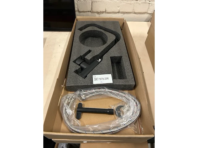 2x design keukenkraan zwart - afbeelding 1 van  4