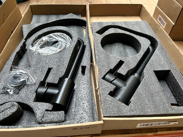 2x design kraan zwart - afbeelding 1 van  6