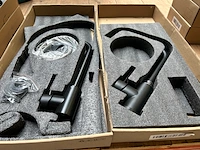 2x design kraan zwart - afbeelding 1 van  6