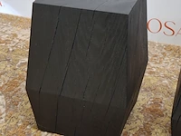 2x design kruk noorstad , chukka stool block oak - afbeelding 4 van  10