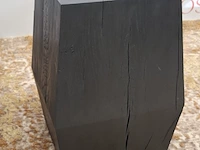 2x design kruk noorstad , chukka stool block oak - afbeelding 6 van  10