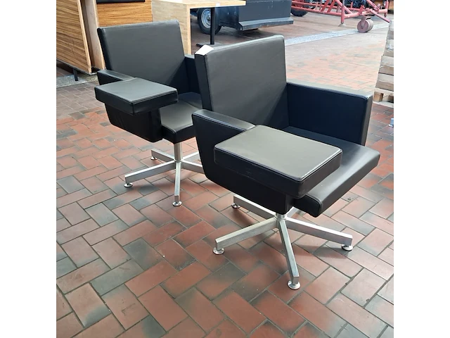 2x design stoel, lensvelt, zwart - afbeelding 1 van  7