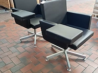 2x design stoel, lensvelt, zwart - afbeelding 1 van  7