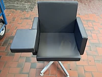 2x design stoel, lensvelt, zwart - afbeelding 3 van  7