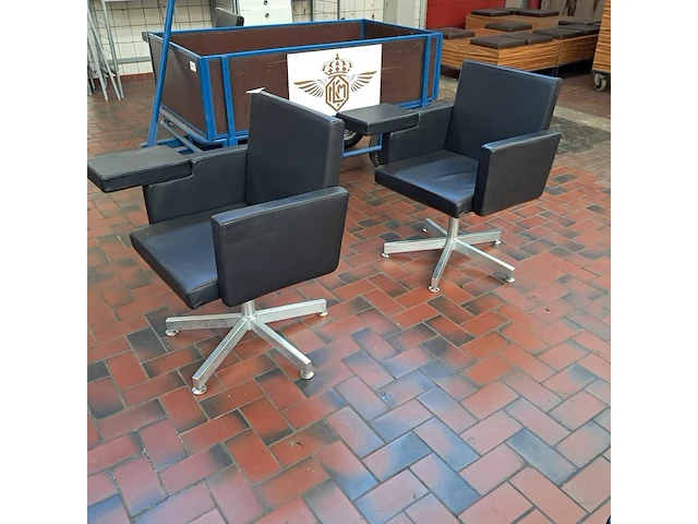 2x design stoel, lensvelt, zwart - afbeelding 4 van  7