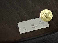 2x design stoel mazo, mzo chair black 10130, zwart, beige beklede zitting - afbeelding 6 van  14