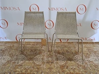 2x design stoel thorup, noel chair d301, grey wool - afbeelding 1 van  11