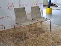 2x design stoel thorup, noel chair d301, grey wool - afbeelding 4 van  11