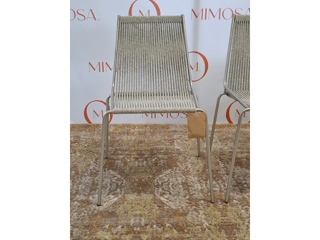 2x design stoel thorup, noel chair d301, grey wool - afbeelding 6 van  11
