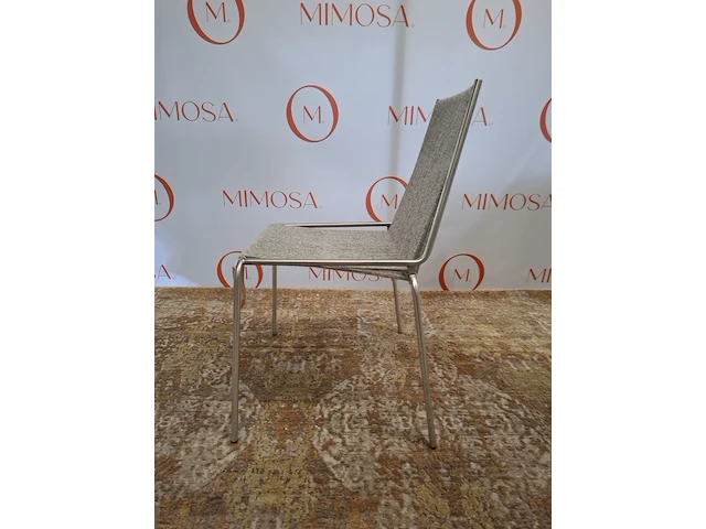 2x design stoel thorup, noel chair d301, grey wool - afbeelding 11 van  11