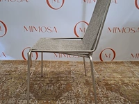 2x design stoel thorup, noel chair d301, grey wool - afbeelding 11 van  11