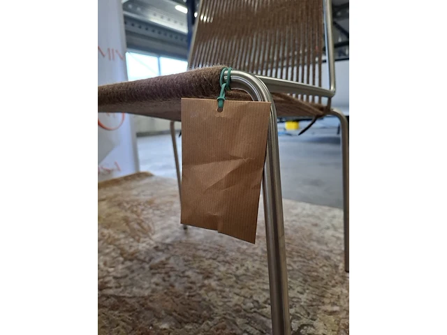 2x design stoel thorup, noel chair d303, brown wool - afbeelding 2 van  10