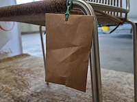 2x design stoel thorup, noel chair d303, brown wool - afbeelding 2 van  10