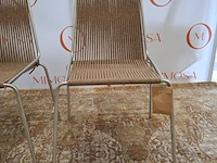 2x design stoel thorup, noel chair d303, brown wool - afbeelding 6 van  10