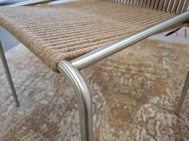 2x design stoel thorup, noel chair d303, brown wool - afbeelding 8 van  10