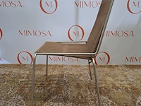 2x design stoel thorup, noel chair d303, brown wool - afbeelding 9 van  10