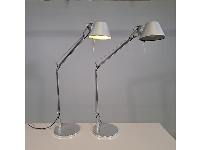 2x design tafel lamp, artemide, tolomeo - afbeelding 1 van  8