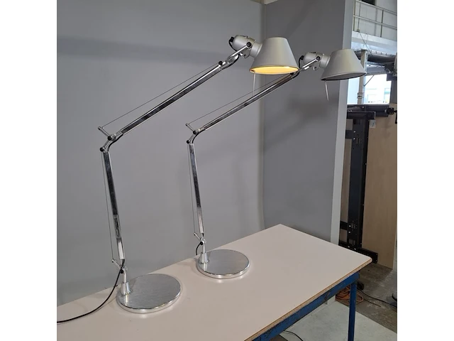 2x design tafel lamp, artemide, tolomeo - afbeelding 2 van  8